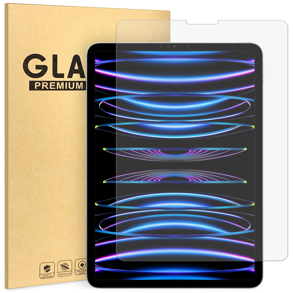 9H Tempered Glass Screen Protector for Apple iPad Air (4th / 5th Gen) / Pro 11-inch (3rd / 4th Gen)